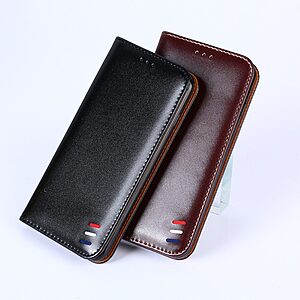 Θήκη iPhone 12 / 12 Pro OEM PU Leather Wallet Case με βάση στήριξης, τρείς υποδοχές καρτών και μαγνητικό κούμπωμα Flip Wallet από συνθετικό δέρμα και TPU καφέ - Image 4