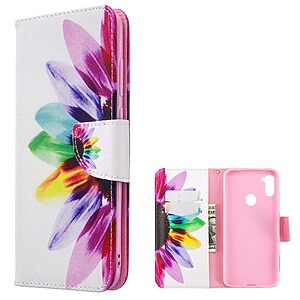 Θήκη Samsung Galaxy M11 OEM Colorful Petals με βάση στήριξης