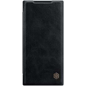 Θήκη Samsung Galaxy Note 20 Ultra NiLLkin Qin Series με υποδοχή για κάρτες Flip Wallet από σκληρό πλαστικό και συνθετικό δέρμα μαύρο - Image 3