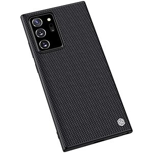 Θήκη Samsung Galaxy Note 20 Ultra NiLLkin Textured Hard Case Series Πλάτη από ενισχυμένο πλαστικό και TPU μαύρο - Image 5