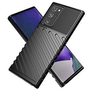Θήκη Samsung Galaxy Note 20 Ultra OEM Thunder Series Πλάτη από ενισχυμένο TPU μαύρο - Image 3