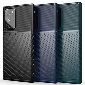 Θήκη Samsung Galaxy Note 20 Ultra OEM Thunder Series Πλάτη από ενισχυμένο TPU μαύρο - Image 4