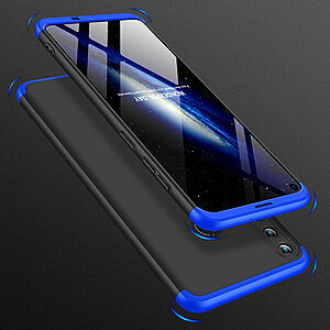 Θήκη GKK Full body Protection 360° από σκληρό πλαστικό για Huawei P40 Lite E μαύρο / μπλε - Image 4