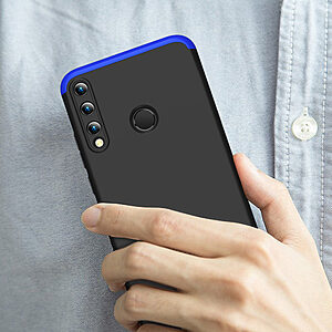 Θήκη GKK Full body Protection 360° από σκληρό πλαστικό για Huawei P40 Lite E μαύρο / μπλε - Image 5