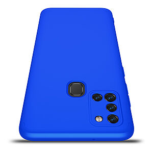 Θήκη GKK Full body Protection 360° από σκληρό πλαστικό για Samsung Galaxy A21S μπλε - Image 2