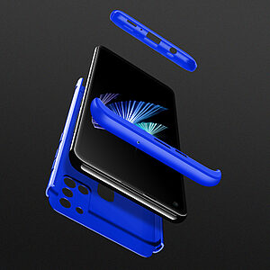 Θήκη GKK Full body Protection 360° από σκληρό πλαστικό για Samsung Galaxy A21S μπλε - Image 3