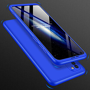 Θήκη GKK Full body Protection 360° από σκληρό πλαστικό για Samsung Galaxy A21S μπλε - Image 4