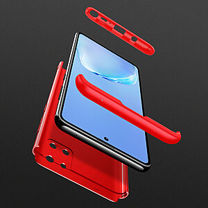Θήκη GKK Full body Protection 360° από σκληρό πλαστικό για Samsung Galaxy Note 10 Lite κόκκινο - Image 3