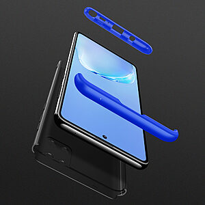 Θήκη GKK Full body Protection 360° από σκληρό πλαστικό για Samsung Galaxy Note 10 Lite μαύρο / μπλε - Image 3