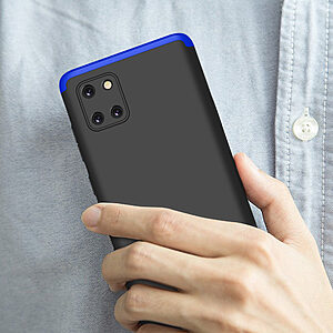 Θήκη GKK Full body Protection 360° από σκληρό πλαστικό για Samsung Galaxy Note 10 Lite μαύρο / μπλε - Image 5