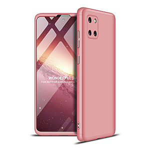 Θήκη GKK Full body Protection 360° από σκληρό πλαστικό για Samsung Galaxy Note 10 Lite ροζ χρυσό