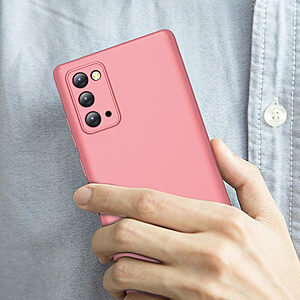 Θήκη GKK Full body Protection 360° από σκληρό πλαστικό για Samsung Galaxy Note 20 ροζ χρυσό - Image 5