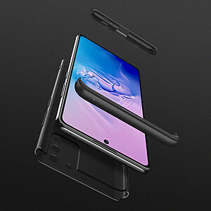 Θήκη GKK Full body Protection 360° από σκληρό πλαστικό για Samsung Galaxy S10 Lite μαύρο - Image 3