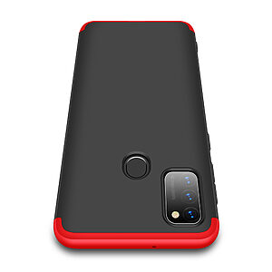 Θήκη GKK Full body Protection 360° από σκληρό πλαστικό για Samsung M21 μαύρο / κόκκινο - Image 2