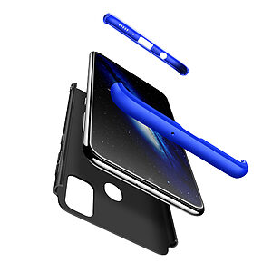 Θήκη GKK Full body Protection 360° από σκληρό πλαστικό για Samsung M21 μαύρο / μπλε - Image 3