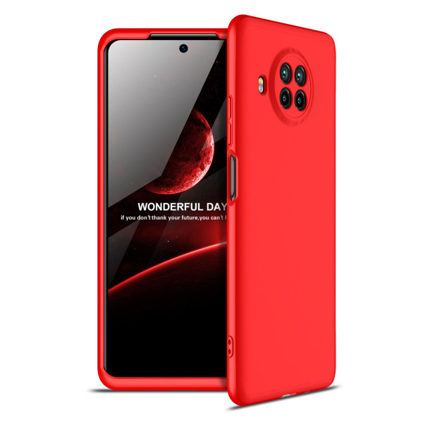 Θήκη GKK Full body Protection 360° από σκληρό πλαστικό για Xiaomi Mi 10T Lite κόκκινο