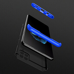 Θήκη GKK Full body Protection 360° από σκληρό πλαστικό για Samsung Galaxy A42 μαύρο / μπλε - Image 5