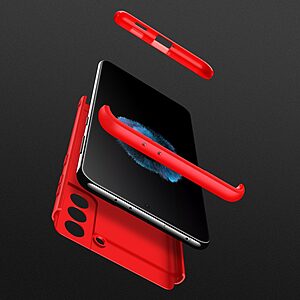 Θήκη GKK Full body Protection 360° από σκληρό πλαστικό για Samsung Galaxy S21 Plus κόκκινο - Image 4