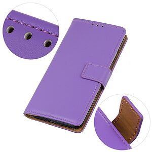 Θήκη Xiaomi Redmi Note 9T Mad Mask Leather Wallet Case με βάση στήριξης, υποδοχές καρτών και μαγνητικό κούμπωμα Flip Wallet από συνθετικό δέρμα μωβ - Image 5