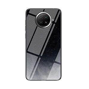 Θήκη Xiaomi Redmi Note 9T OEM σχέδιο Starry Moon με πλάτη από Tempered Glass και εσωτερικό TPU