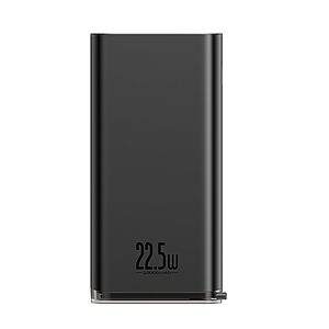 5W Quick Charge PD3.0 QC3.0 SCP FCP 2x USB + USB Type C μαύρο (PPXC-01)