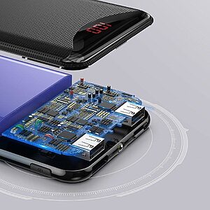 Baseus Gentleman Power Bank 10000mAh 2x USB 2.1A μαύρο (PPLN-A01) - Image 11