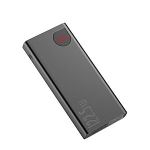 Baseus Adaman Power Bank 2x USB / 1x USB Type C 20000 mAh Power Delivery PD3.0 18W / Quick Charge QC3.0 22.5W μαύρο (PPIMDA-A0A) - Image 3