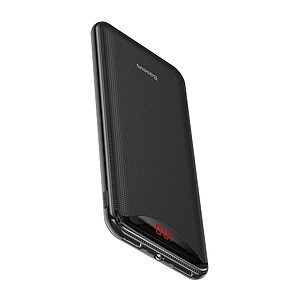 Baseus Gentleman Power Bank 10000mAh 2x USB 2.1A μαύρο (PPLN-A01)