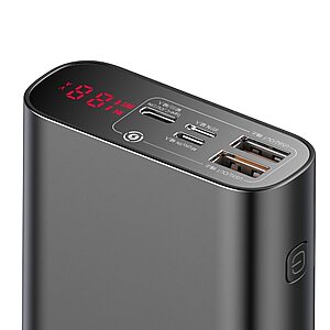 Baseus Power Bank 20000mAh 22,5W Quick Charge PD3.0 QC3.0 SCP FCP 2x USB + USB Type C μαύρο (PPXC-01) - Image 5