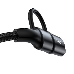 Baseus Twins 2in1 USB Typ C PD - USB Type C Power Delivery (60W 20V 3A) + Lightning (9V 2A) Καλώδιο 1m μαύρο (CATLYW-H01) - Image 5