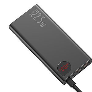 Baseus Adaman Power Bank 2x USB / 1x USB Type C 20000 mAh Power Delivery PD3.0 18W / Quick Charge QC3.0 22.5W μαύρο (PPIMDA-A0A) - Image 6