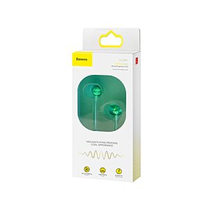 Baseus Encok H13 in-ear ακουστικά 3.5mm mini jack με τηλεχειρισμό πράσινο (NGH13-06) - Image 7
