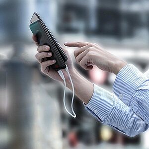 Baseus Gentleman Power Bank 10000mAh 2x USB 2.1A μαύρο (PPLN-A01) - Image 9