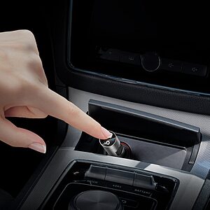Baseus Energy Column Bluetooth 5.0 FM Transmitter MP3 Φορτιστής Αυτοκινήτου 2x USB QC3.0 3,1A ασημί (CCNLZ-0S) - Image 10