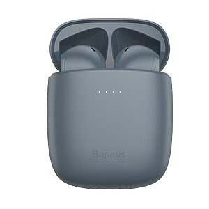 Baseus Encok True Wirless Ασύρματα Ακουστικά W04 Pro TWS gray (NGW04P-0G) - Image 2