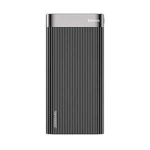 Baseus Parallel Power Bank 20000 mAh 18W USB Type-C PD + Quick Charge 3.0 QC 3.0 Ports μαύρο (PPALL-APX01)