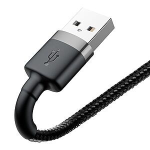Baseus Cafule Braided USB to Lightning Cable Μαύρο 3m (CALKLF-RG1) - 4