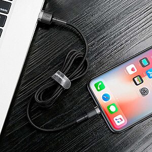 Baseus Cafule Braided USB to Lightning Cable Μαύρο 3m (CALKLF-RG1) - 7