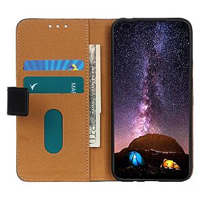 Θήκη Samsung Galaxy A52 4G / 5G / A52S OEM PU Leather Wallet Case με βάση στήριξης, υποδοχές καρτών και μαγνητικό κούμπωμα Flip Wallet από συνθετικό δέρμα και TPU μαύρο - Image 5