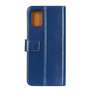 υποδοχές καρτών και μαγνητικό κούμπωμα Flip Wallet από συνθετικό δέρμα και TPU μπλε