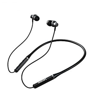 LENOVO-QE03 Bluetooth ακουστικά Neckband Earphones - μαύρο
