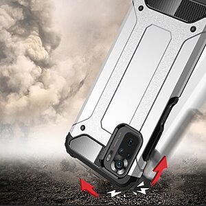 Θήκη Xiaomi Redmi Note 10 / 10S / Poco M5s Mad Mask Armor Guard Hybrid Πλάτη από σκληρό πλαστικό και TPU κόκκινο - Image 4