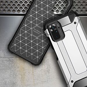 Θήκη Xiaomi Redmi Note 10 / 10S / Poco M5s Mad Mask Armor Guard Hybrid Πλάτη από σκληρό πλαστικό και TPU κόκκινο - Image 5