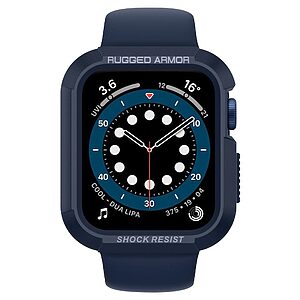 Spigen Rugged Armor προστατευτικό κάλυμμα για Apple Watch 6/ 5/ 4/ SΕ 44mm μπλε_3