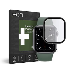 Προστατευτικό Tempered Glass Hofi Hybrid Για Apple Watch 4/5/6/Se (44Mm) Μαύρο
