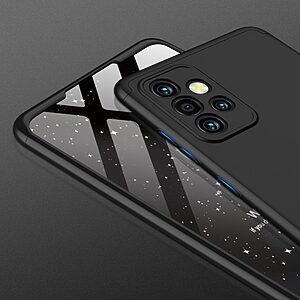 Θήκη GKK Full body Protection 360° από σκληρό πλαστικό για Samsung Galaxy A72 4G / 5G μαύρο - Image 4