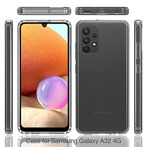 Θήκη Samsung Galaxy A32 4G OEM Silicone Sockproof Transparent Πλάτη TPU διάφανη - Image 2