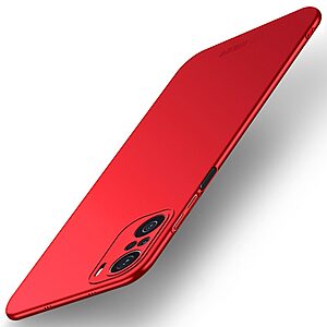 Θήκη Xiaomi Poco F3 / Mi 11i MOFI Shield Slim Series Πλάτη από σκληρό πλαστικό κόκκινο