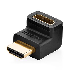 Μετατροπέας Ugreen HDMI adapter με ανηφορική γωνία up angle (20109) μαύρο