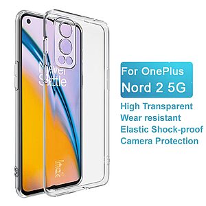 Θήκη OnePlus Nord 2 5G IMAK UX-5 Series Soft TPU πλάτη διάφανη - Image 3